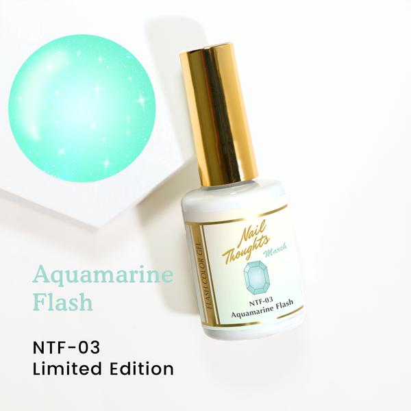 Nail Thoughts - 03 Aquamarine Flash