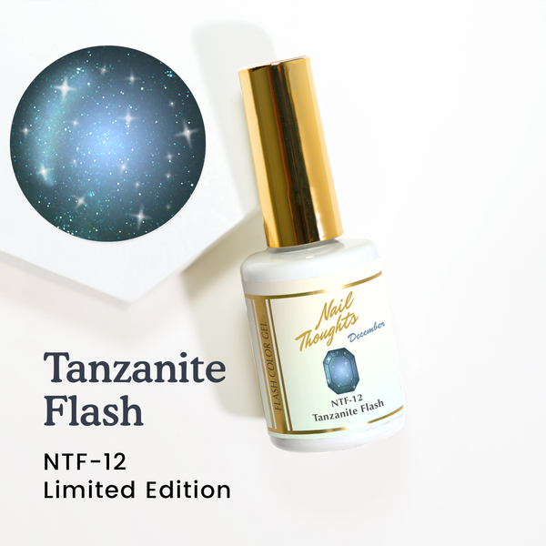 Nail Thoughts - 12 Tanzanite Flash