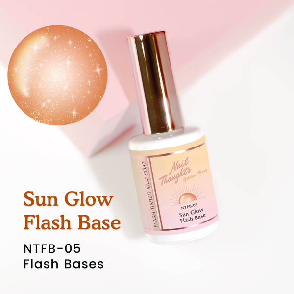 Nail Thoughts Tinted Base - 05 Sun Glow Flash